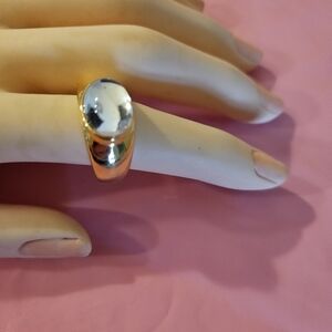 3/$10 Modern Goldtone Chunky Ring